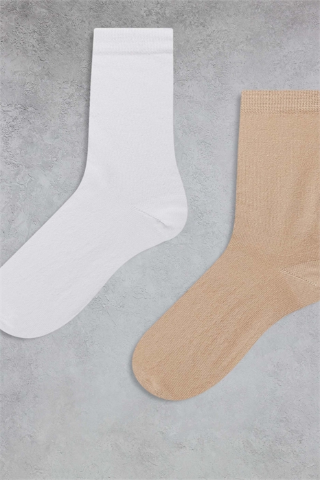 Набор из 2 пар носков с высоким содержанием хлопка артикул 150079043