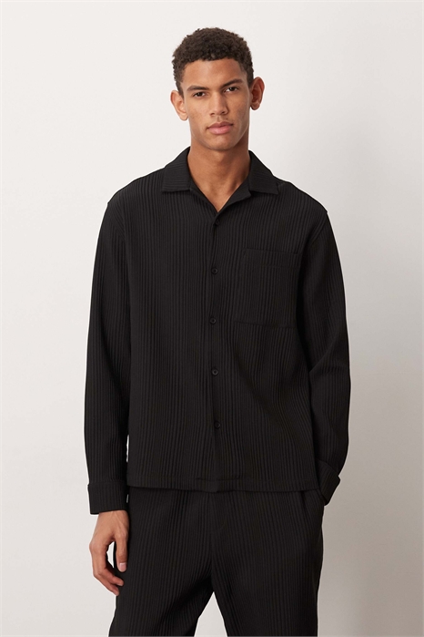 Рубашка свободного кроя с плиссировкой co-ord артикул 150429185