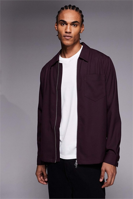 Рубашка-оверсайз Enasoz на молнии артикул 153648609