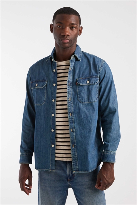 Рабочая рубашка из денима Jackson артикул 150148107
