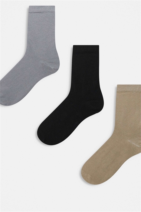 Набор из 3 пар носков с высоким содержанием хлопка артикул 153981909