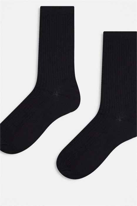 Набор из 2 пар ребристых носков артикул 153656910