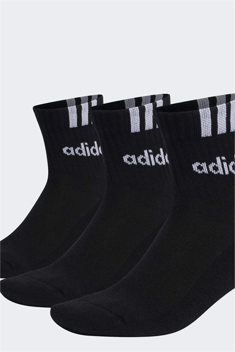Носки с амортизирующей подошвой, линейным узором и тремя полосками, 3 пары артикул 147640001
