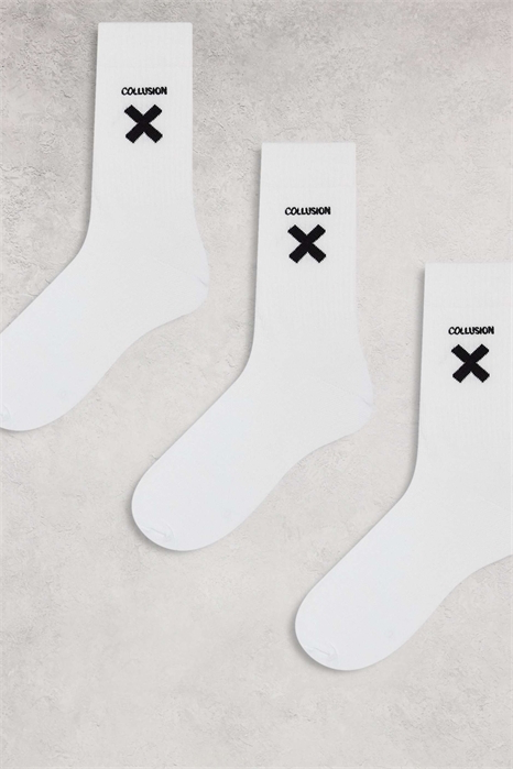 Носки с логотипом Unisex X, упаковка из 3 пар артикул 138945902