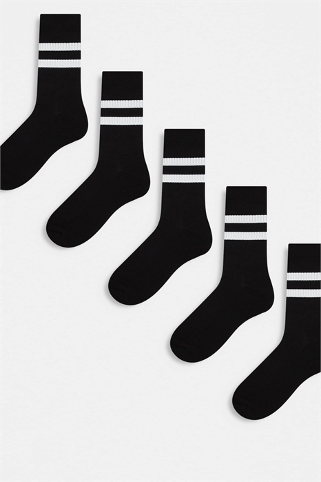 Набор из 5 пар спортивных носков артикул 134390449