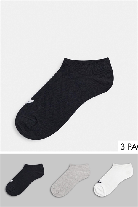 Набор из 3 пар спортивных носков adicolor Trefoil артикул 123113354