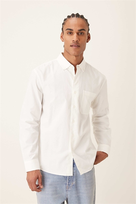 Футболка с длинным рукавом и логотипом от Brewer, прямой крой артикул 154833225