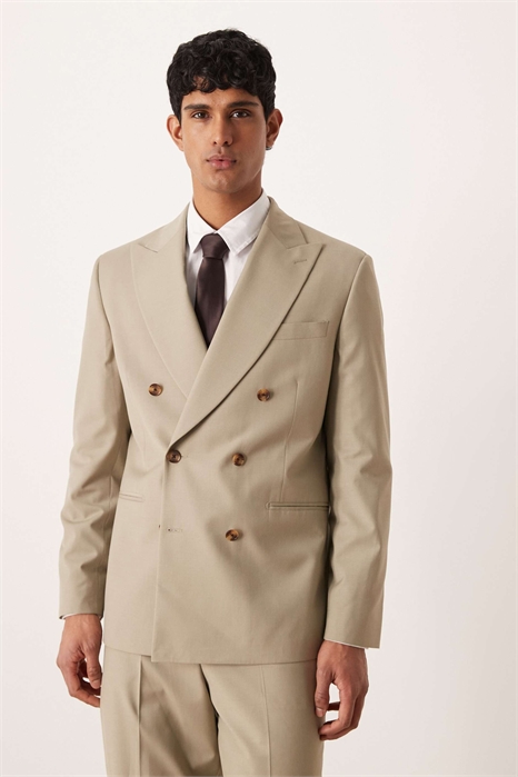 Двубортный пиджак классического кроя артикул 153575311