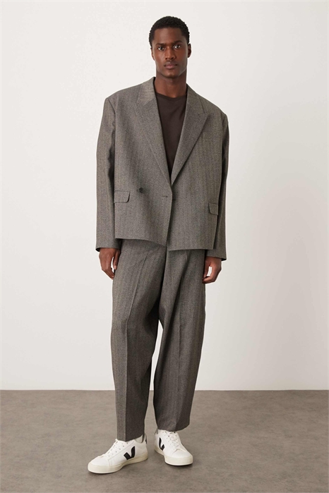 Брюки с резким заужением артикул 148711479