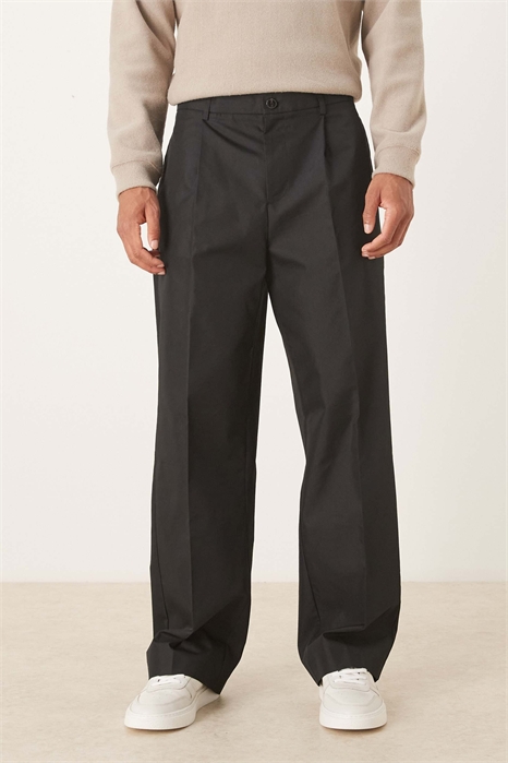 Стильные брюки с широкими брючинами артикул 149423000