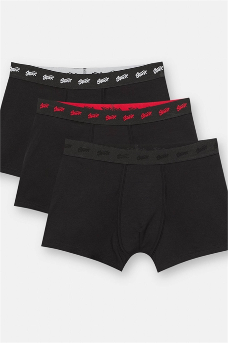 Набор из 3 боксеров с небольшим логотипом артикул 153785594