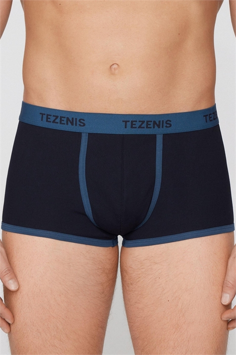 Хлопковые боксеры с ребристой текстурой и резинкой с логотипом артикул 155741283