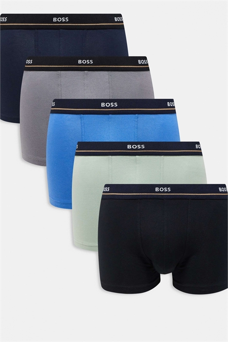 Набор из 5 плавок BOSS Bodywear с логотипом на поясе артикул 154242867