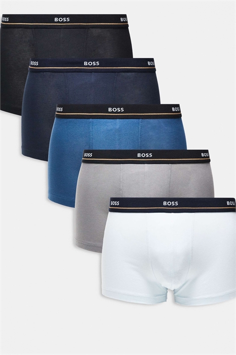 Набор из 5 пар плавок-боксерских шорт артикул 148477782