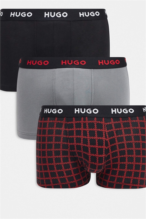 Плавки с логотипом на поясе, упаковка из 3 штук артикул 148447950