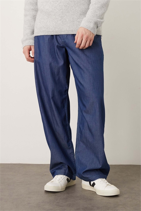 Брюки свободного прямого кроя артикул 149426770