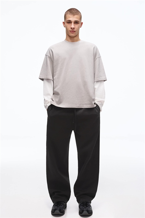 Брюки с широкими брючинами артикул 155780764