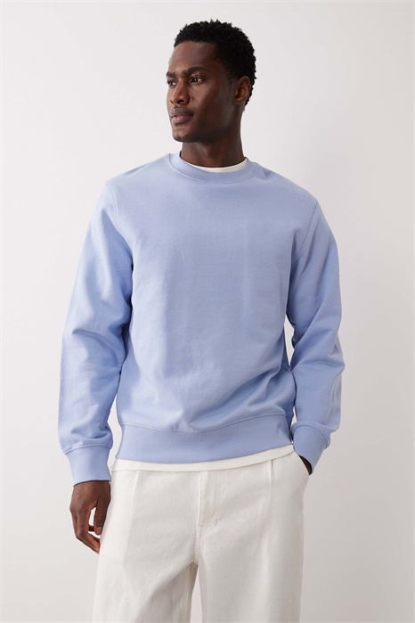 Свитшот свободного кроя из 100% хлопка артикул 155216276