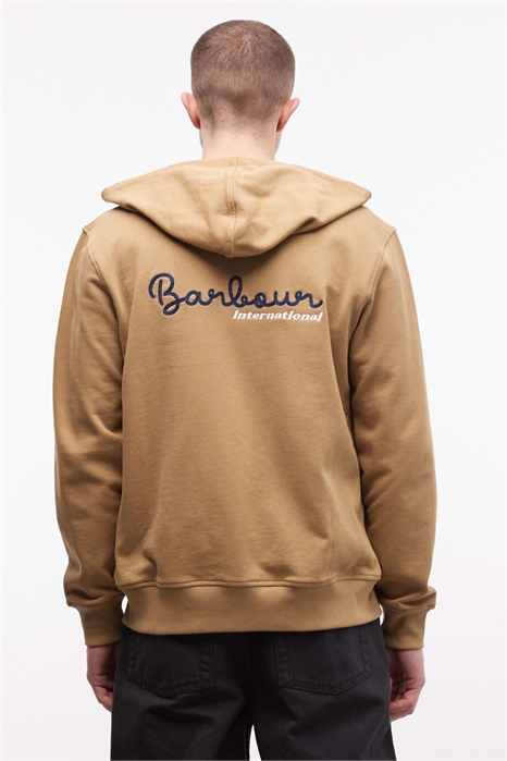 Толстовка с капюшоном и застежкой-молнией Regar с логотипом и принтом на спине артикул 154715382