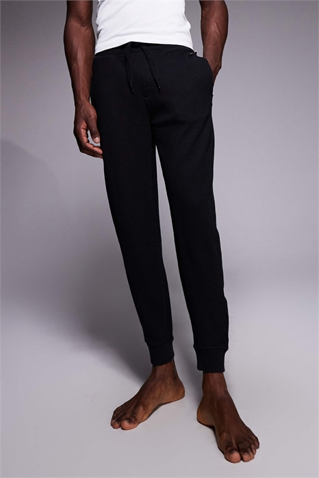 Джоггеры со структурированной посадкой артикул 148477766