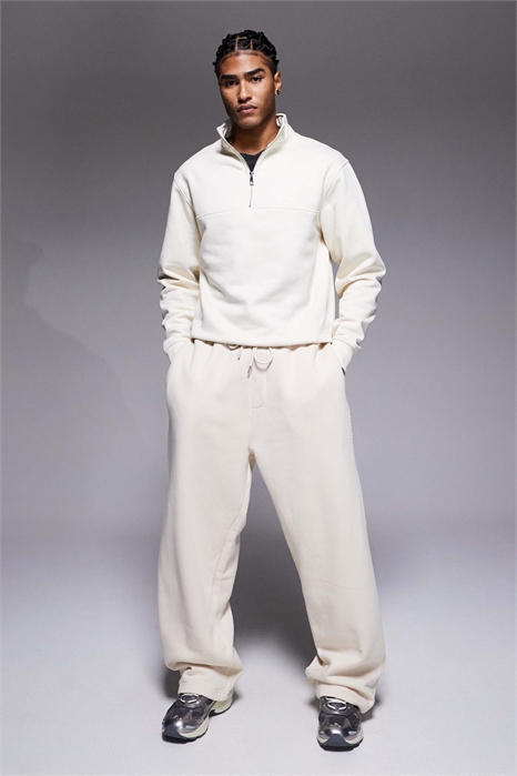 Базовые джоггеры с широкими брючинами артикул 152149684