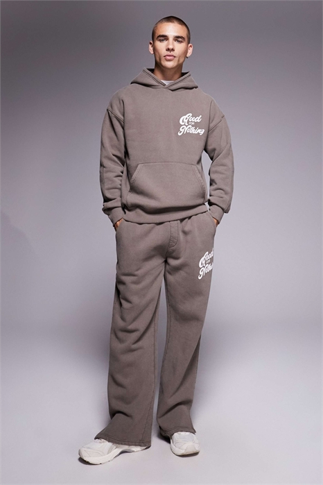 Джоггеры с расклешенными штанинами артикул 151111871