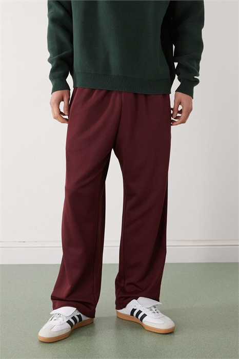 Джоггеры свободного кроя на шнурке с контрастными полосками артикул 151188265