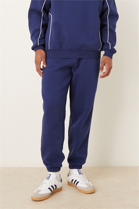 Широкие джоггеры с окантовкой артикул 150748967