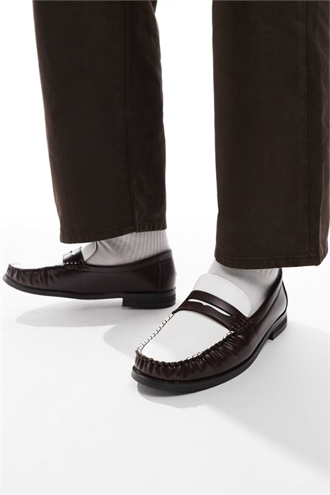 Лоферы Hero в контрастном исполнении артикул 148192603