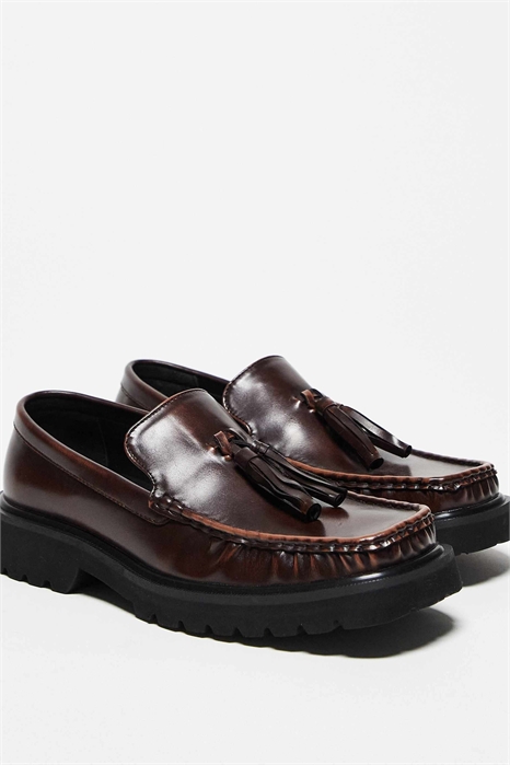 Лоферы с квадратным носком артикул 150265750