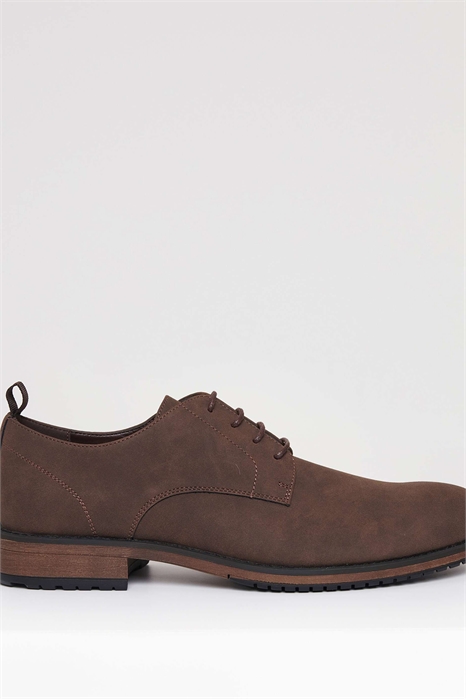 Туфли-дерби из искусственной замши артикул 152718042