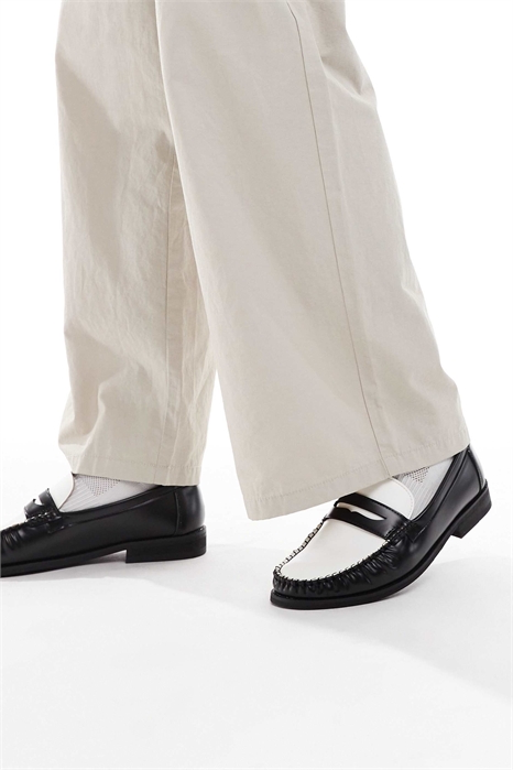 Лоферы Hero в контрастном исполнении артикул 148068757