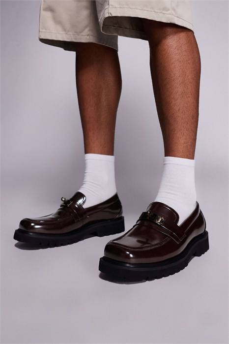 Лоферы с квадратным носком артикул 142803680