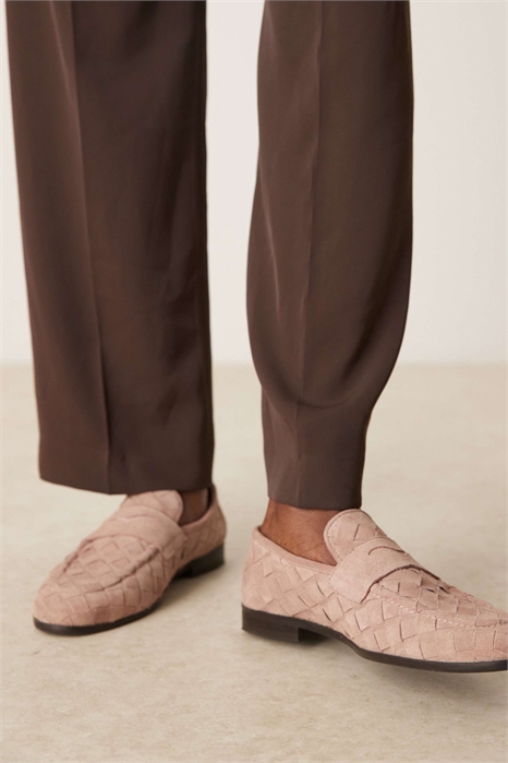 Лоферы с плетением артикул 141242888