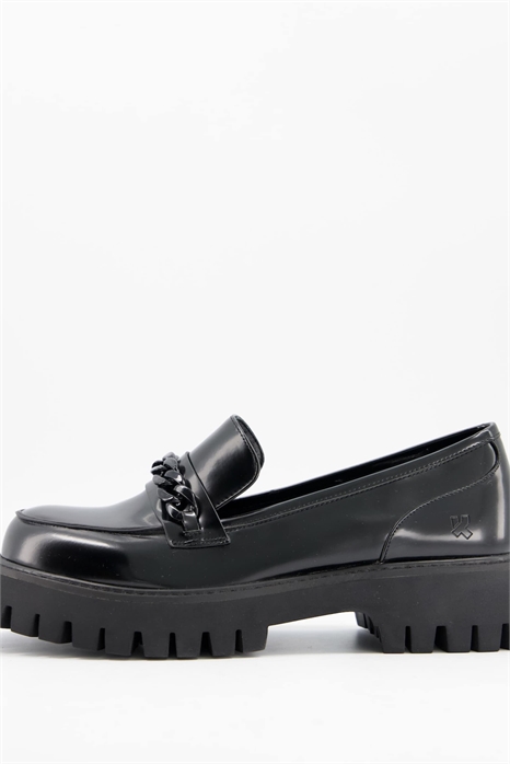 Лоферы на толстой подошве с цепочкой артикул 1762166