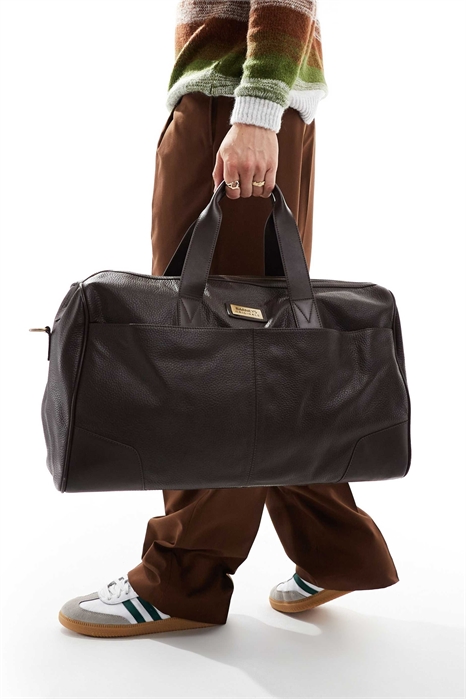 Кожаная дорожная сумка артикул 138328143