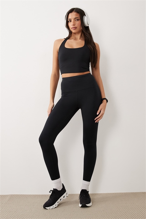 Термолегинсы с высокой талией и карманом на молнии артикул 151786532