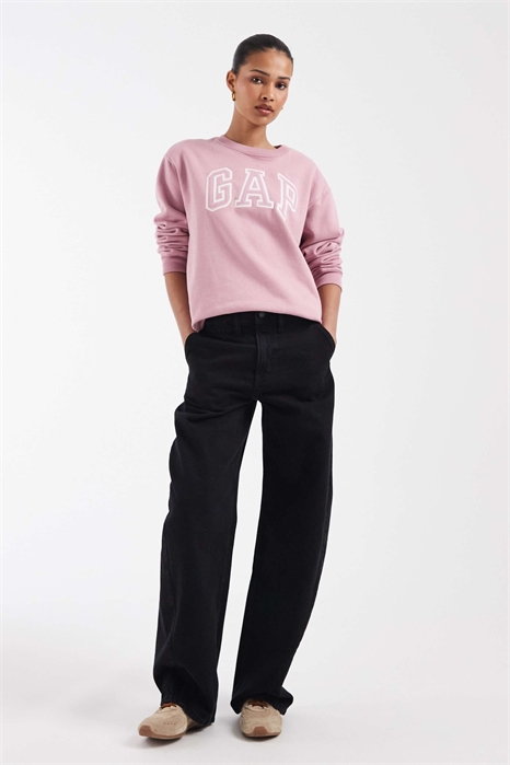 Джинсы с широкими брючинами артикул 155647528