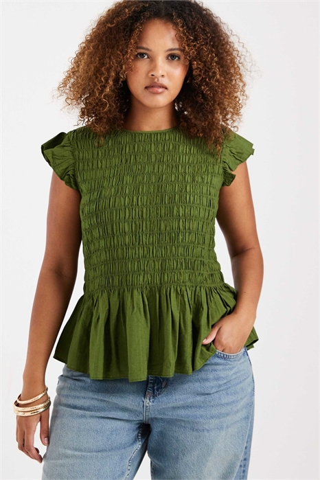 Топ без рукавов с драпировкой New Look Curve артикул 153493295