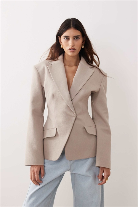 Блейзер с зауженной талией артикул 152462536