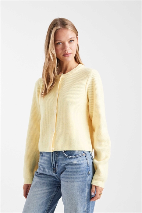 Мягкий вязаный кардиган с длинными рукавами артикул 149965334