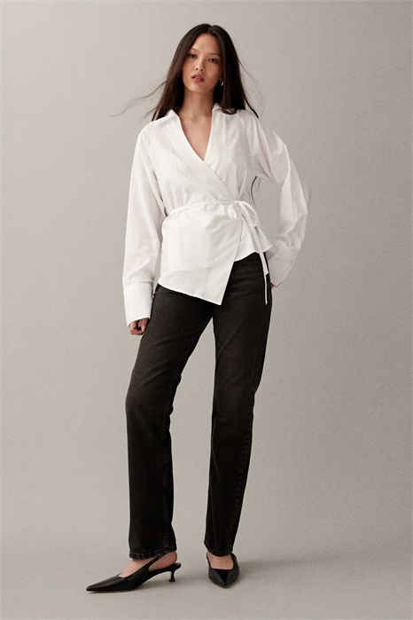 Прямые джинсы в стиле 90-х артикул 148786983