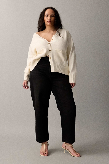 ASOS DESIGN — джинсы-моми с высокой талией и свободным кроем для полных артикул 153818212