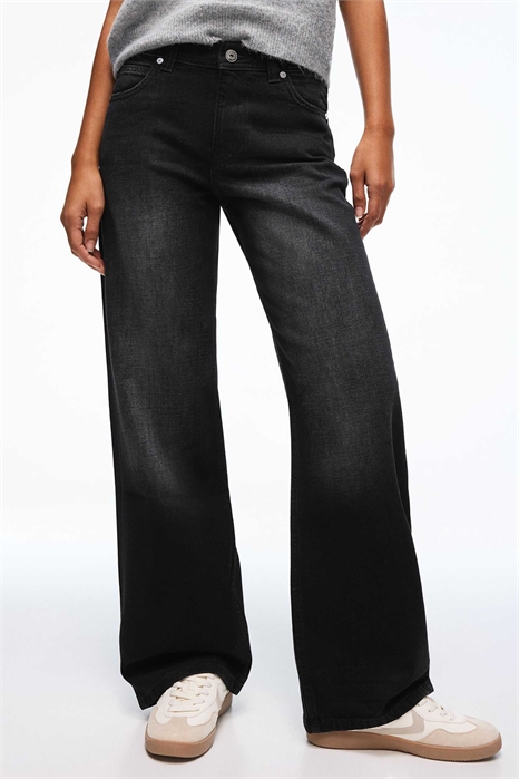 Джинсы-багги артикул 155393095