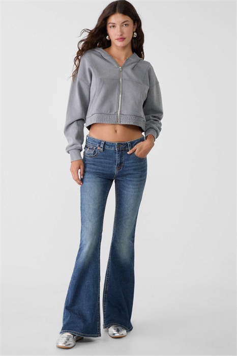 Джинсы D04 с низкой посадкой и расклешенными брючинами артикул 151276606