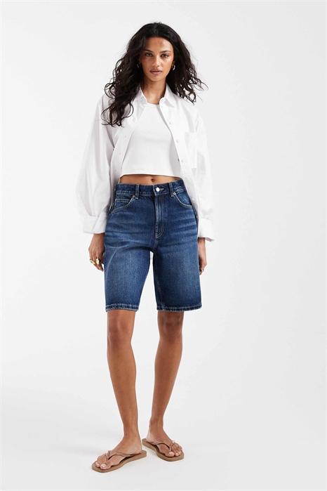 Джинсовые бермуды артикул 153971904