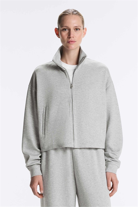 Куртка из меланжевой ткани артикул 156238315