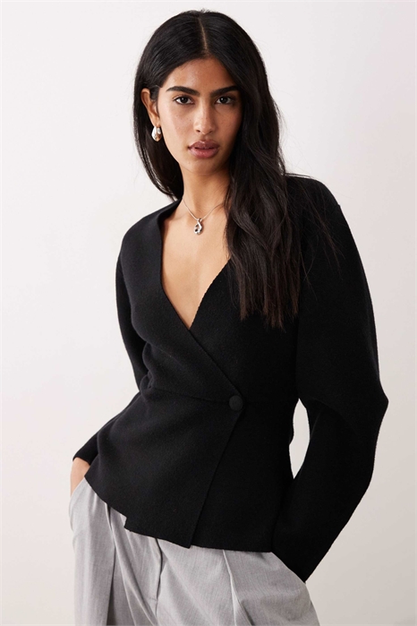 Кардиган с V-образным вырезом артикул 151782798