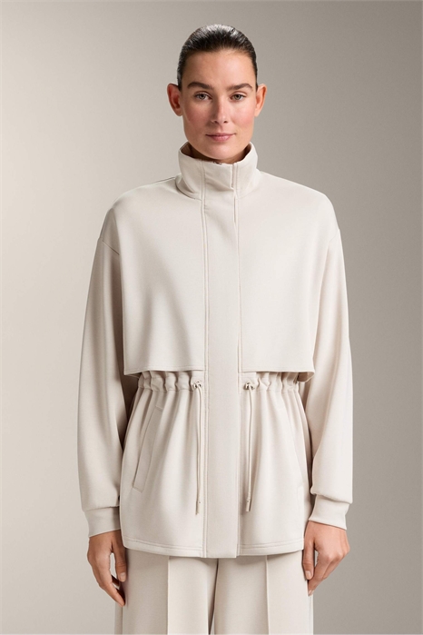 Длинная куртка из мягкого модала с карманами артикул 155471584