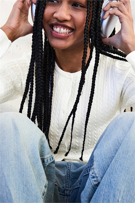 Кардиган с пуговицами и плетеным узором артикул 156131334